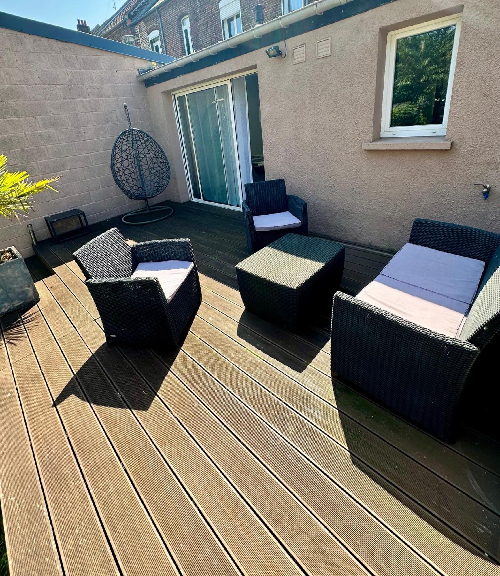 Oasis Citadine Terrasse Intime Jardin Privatif En Plein Centre Ville 70M2 Камбре Экстерьер фото